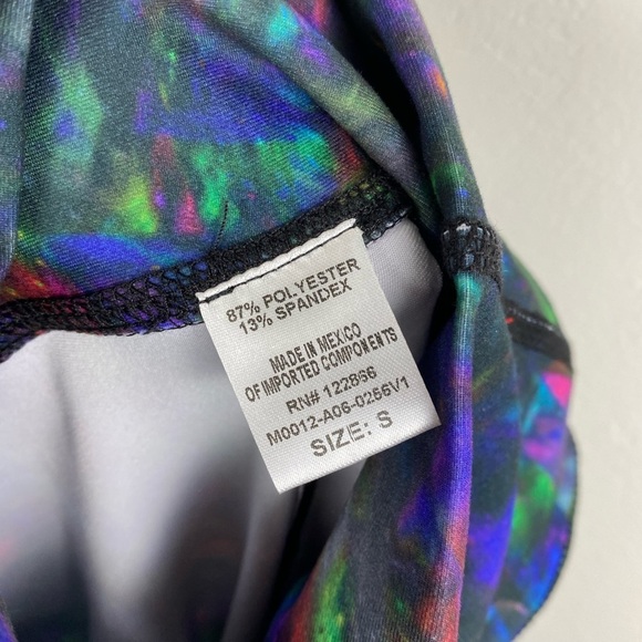 Flexure Body Wear Cosmic Multicolor Athletic Workout High Rise Leggings Small - Picture 3 of 12